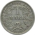 Kaiserreich 1 Mark 1906 D